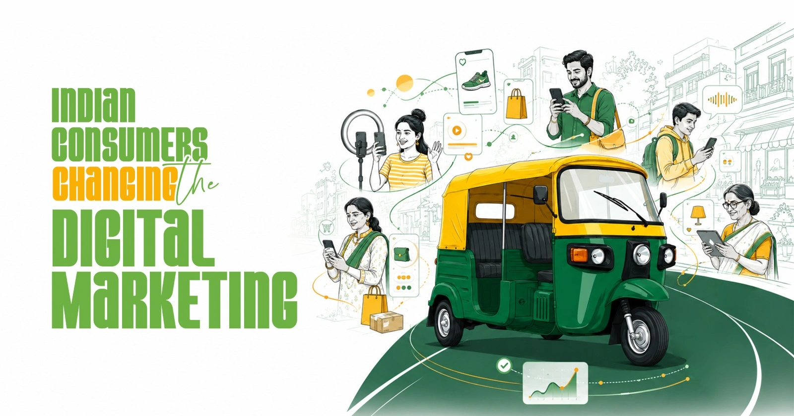 See how Indian consumer behavior changes through digital presence