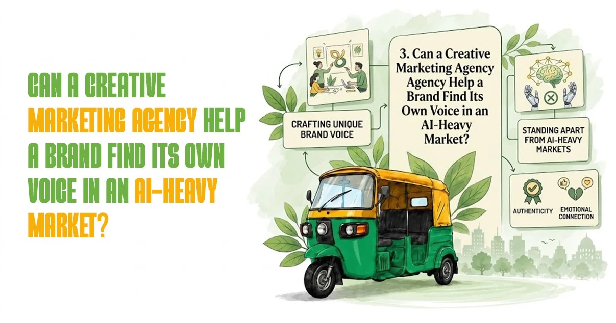 Creative marketing agency building a unique brand voice