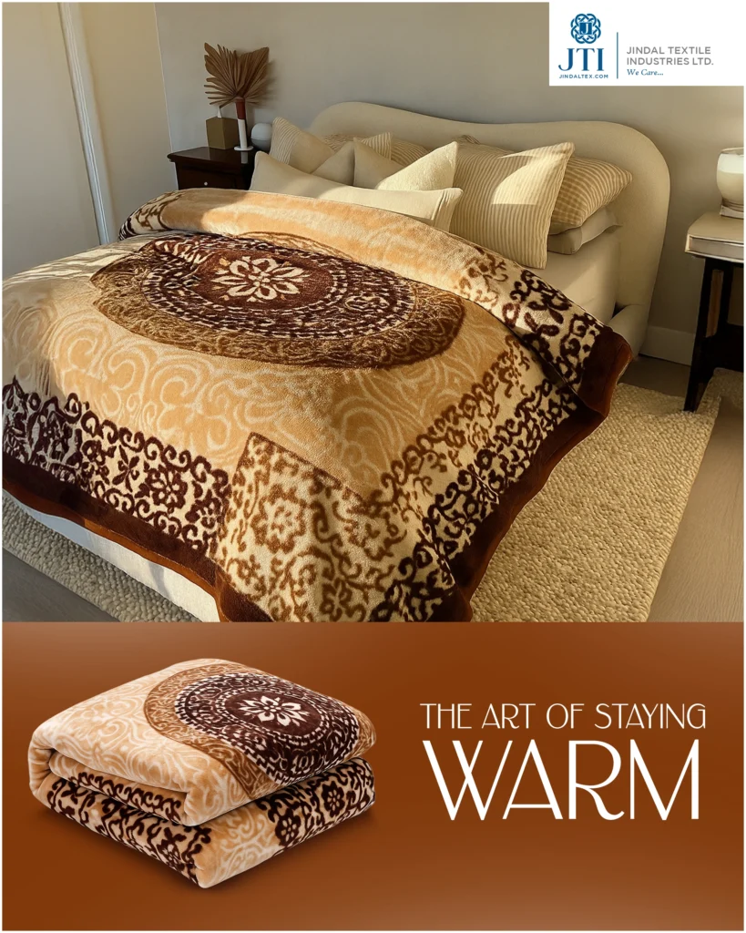 presenting a warm blanket
