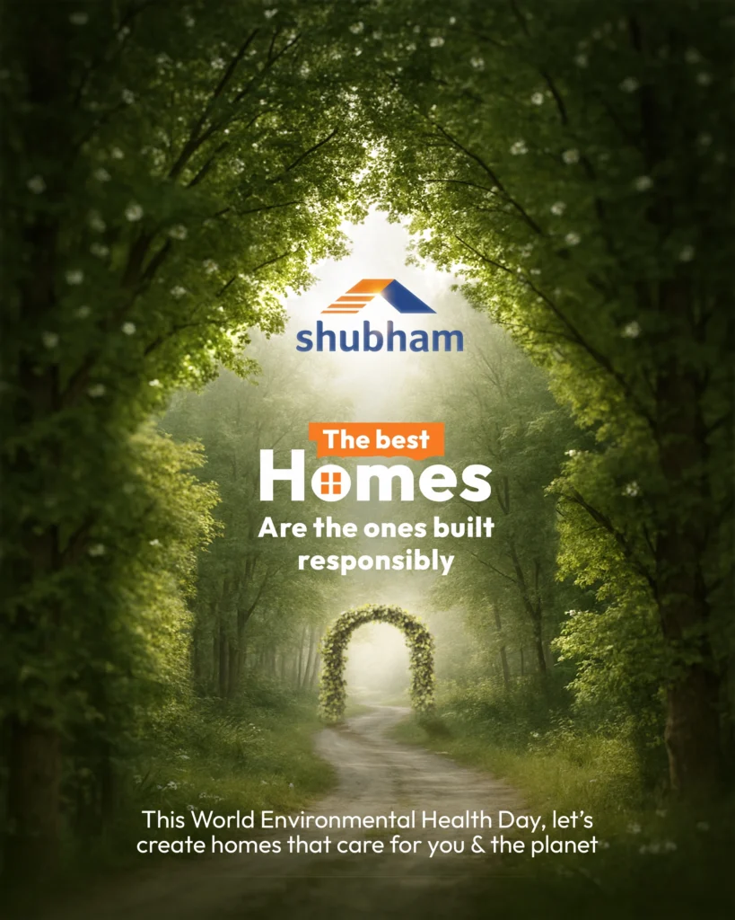 World Environmental Health Day campaign with woodland arch