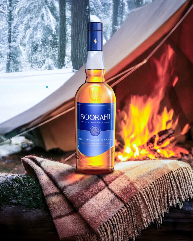 Soorahi bottle keep in the middle of cold weather